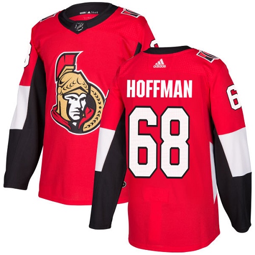 Adidas Ottawa Senators #68 Mike Hoffman Red Home Authentic Stitched Youth NHL Jersey->youth nhl jersey->Youth Jersey